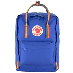 Kleine Rugzakken|Heren Rugzakken>Fjallraven Kanken Rainbow cobalt blue