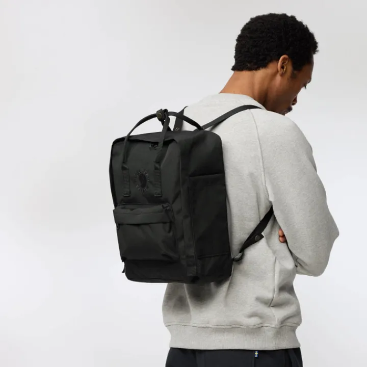 Kleine Rugzakken|Heren Rugzakken>Fjallraven Re-Kanken Backpack black