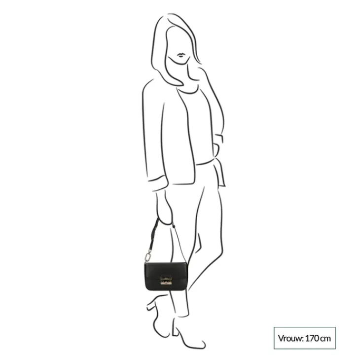 Schoudertassen|Handtassen>Furla Metropolis Shoulderbag S nero