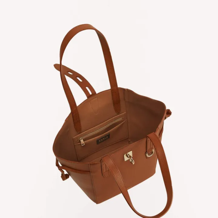 Schoudertassen|Handtassen>Furla Net M Tote cognac