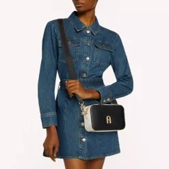 Crossbody|Fashion Tassen>Furla Primula Crossbody Mini nero/marshmallow