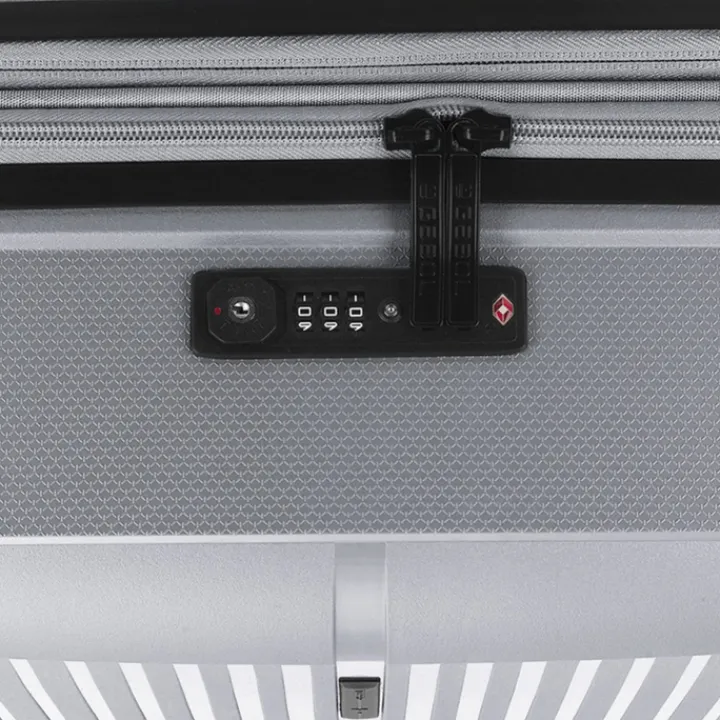 Handbagage Trolleys|Reistrolleys>Gabol Brooklyn Cabin Trolley Expandable silver