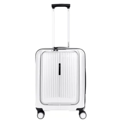 Handbagage Trolleys|Laptop Trolleys>Gabol Brooklyn Cabin Trolley Front Pocket blanco