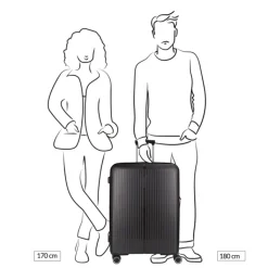 Reiskoffers|Harde Koffers>Gabol Brooklyn Large Trolley Expandable silver