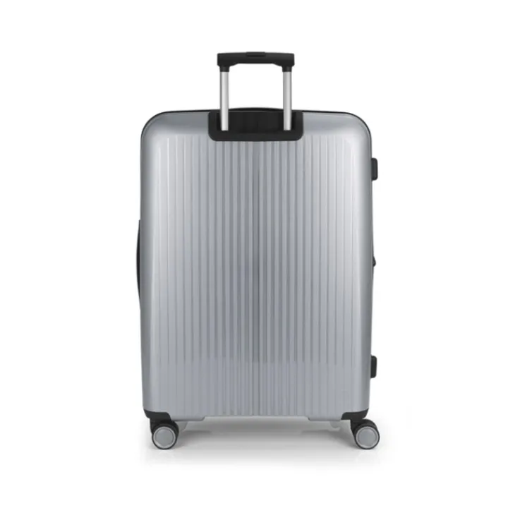 Reiskoffers|Harde Koffers>Gabol Brooklyn Large Trolley Expandable silver