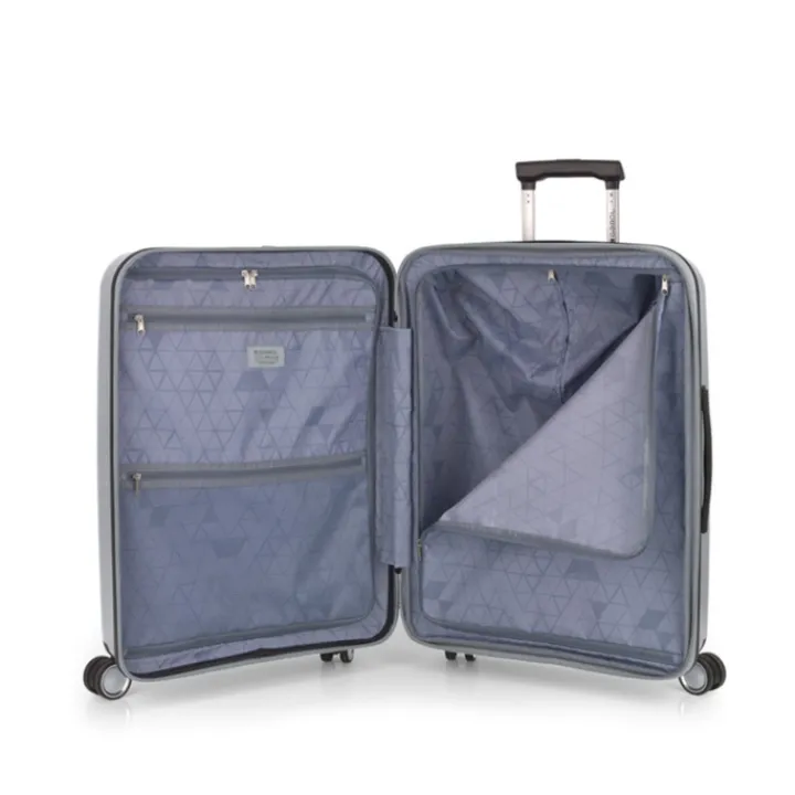 Reiskoffers|Harde Koffers>Gabol Brooklyn Medium Trolley Expandable silver