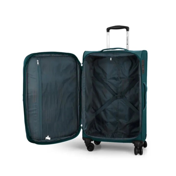 Reistrolleys|Reiskoffers>Gabol Cloud Trolley Medium 69 turquoise