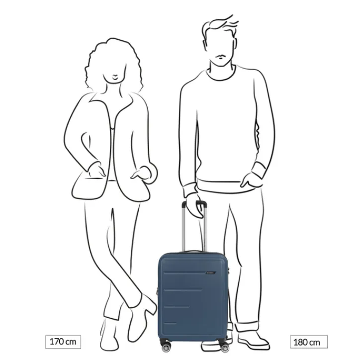 Handbagage Trolleys|Reiskoffers>Gabol Future Plus Cabin Trolley rosa