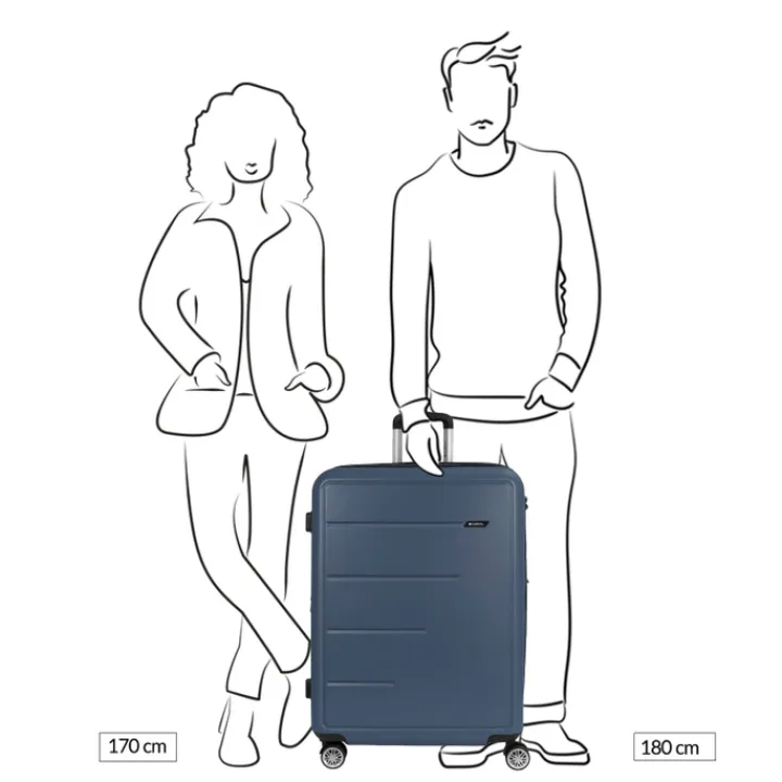 Reiskoffers|Harde Koffers>Gabol Future Plus Trolley 78 rosa