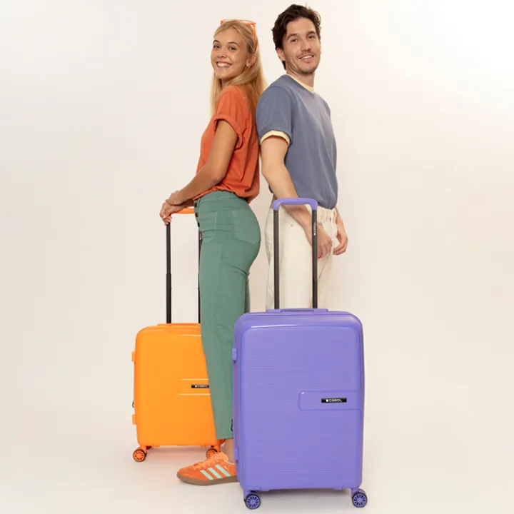 Reiskoffers|Harde Koffers>Gabol Steady Trolley M lila