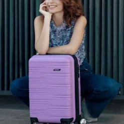 Transavia Trolleys|Klm Trolleys>Gabol Uyiko Cabin Trolley 55/35 lilac