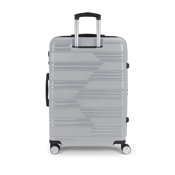 Reiskoffers|Harde Koffers>Gabol Uyiko Large Trolley silver