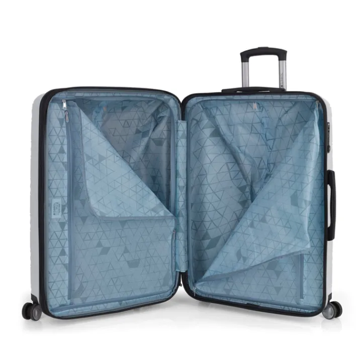 Reiskoffers|Harde Koffers>Gabol Uyiko Large Trolley silver
