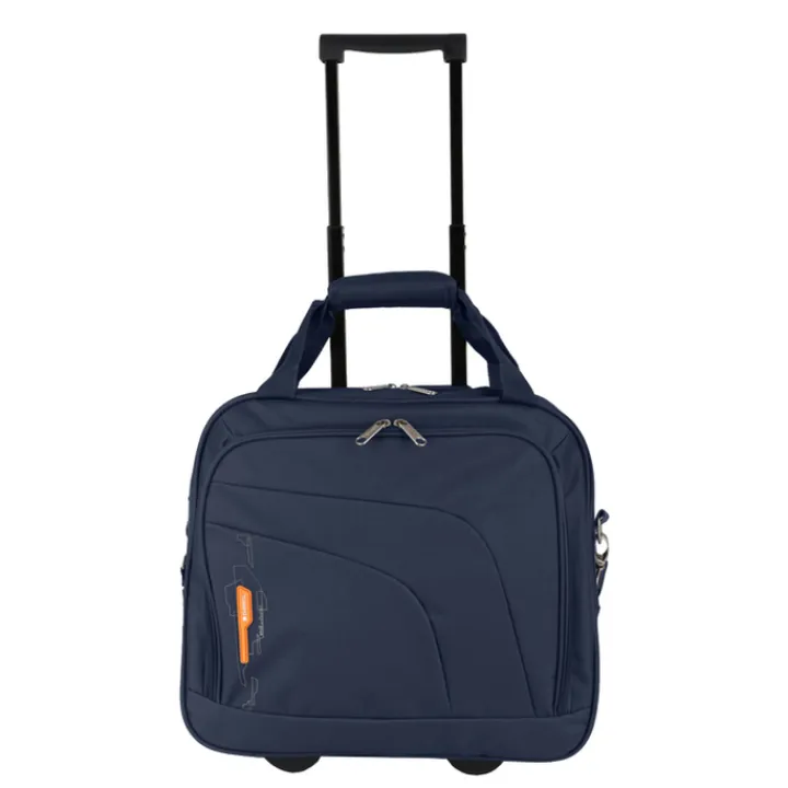 Reistrolleys|Handbagage Trolleys>Gabol Week Eco Pilot Case dark blue