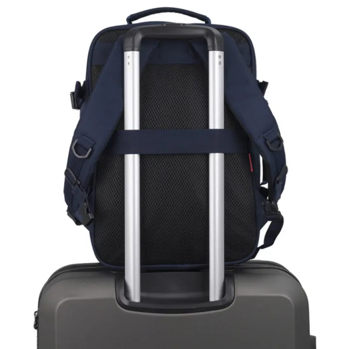Kleine Reistassen|Handbagage Reistassen>Gabol Week Eco Travel Backpack navy blue
