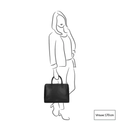 15 Inch Laptoptassen|Laptop Schoudertassen>Gigi Fratelli Romance A4 Laptop Bag 15" black