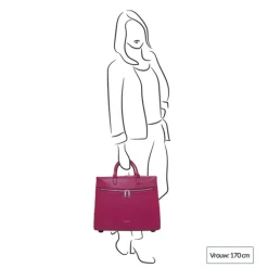 Handbagage Trolleys|Werk Trolleys>Gigi Fratelli Romance Lady business trolley 15.6" orchidea