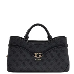Schoudertassen|Fashion Tassen>Guess Dea Girlfriend Satchel coal logo