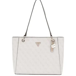 Shoppers|Schoudertassen>Guess Noelle Tote bone logo