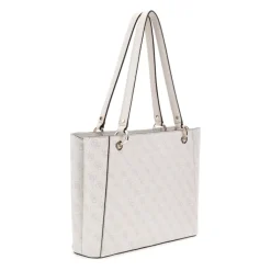Shoppers|Schoudertassen>Guess Noelle Tote bone logo