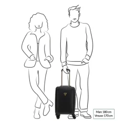 Handbagage Trolleys|Handbagage Koffers>Guess Wilder 18 In 8-Wheeler black
