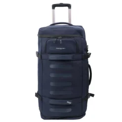 Grote Reistassen|Heren Reistassen>Hedgren Comby Compact Wheeled Duffle 75 peacoat blue