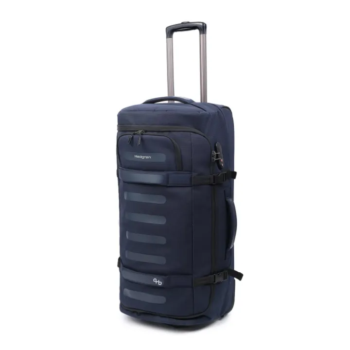 Grote Reistassen|Heren Reistassen>Hedgren Comby Compact Wheeled Duffle 75 peacoat blue