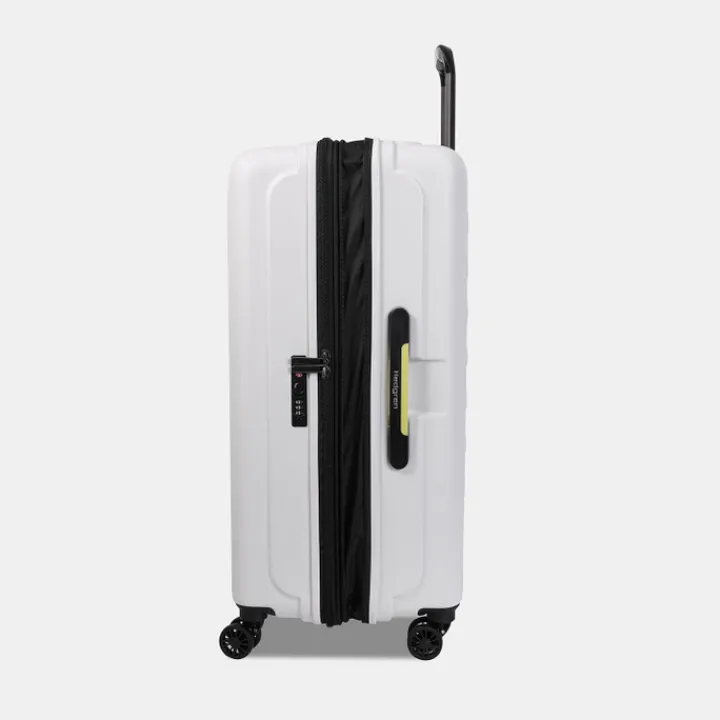 Harde Koffers|Reiskoffers>Hedgren Comby Grip L Expandable vaporous grey