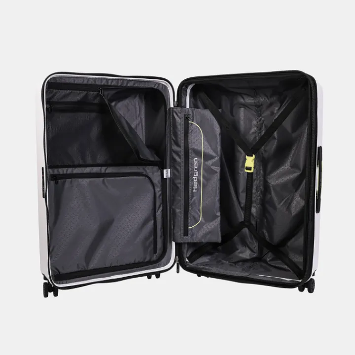 Harde Koffers|Reiskoffers>Hedgren Comby Grip L Expandable vaporous grey