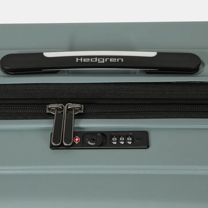 Reistrolleys|Reiskoffers>Hedgren Comby Grip M Expandable grey-green
