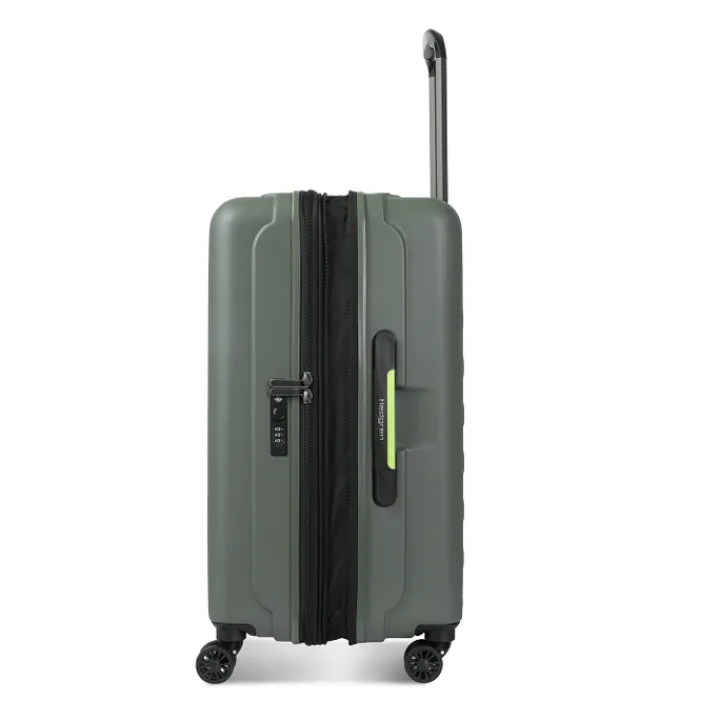 Harde Koffers|Reiskoffers>Hedgren Comby Grip M Expandable olive