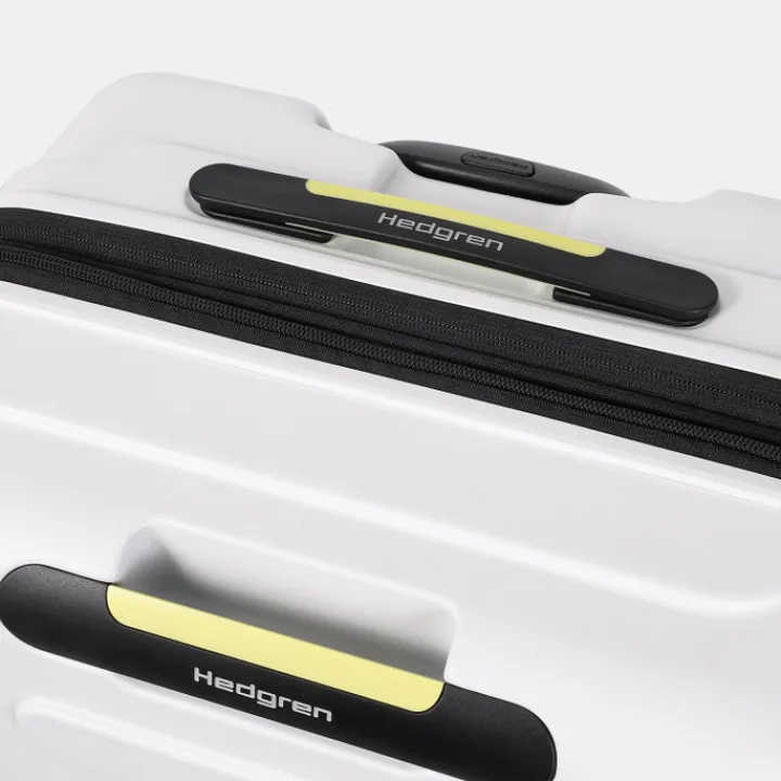 Harde Koffers|Reiskoffers>Hedgren Comby Grip M Expandable vaporous grey