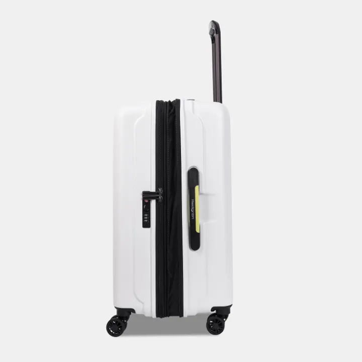 Harde Koffers|Reiskoffers>Hedgren Comby Grip M Expandable vaporous grey