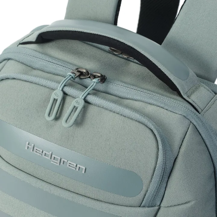 Kleine Rugzakken|Schoolrugzak>Hedgren Comby Handle M 15.6" grey-green