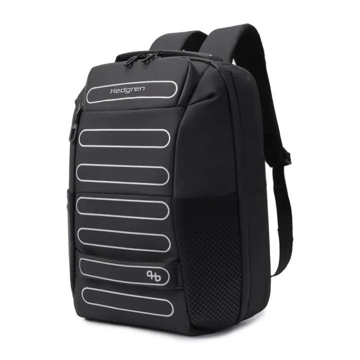 Kleine Rugzakken|15.6 Inch Laptoptassen>Hedgren Comby Performance Handle Laptop Backpack M 15.6" black