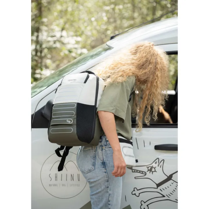 Kleine Rugzakken|15.6 Inch Laptoptassen>Hedgren Comby Performance Handle Laptop Backpack M 15.6" vaporous grey