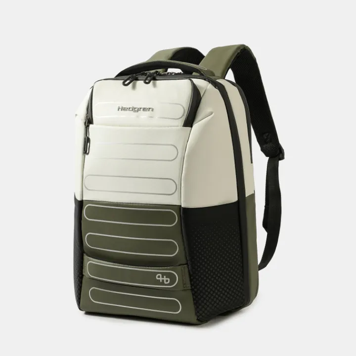 Kleine Rugzakken|15.6 Inch Laptoptassen>Hedgren Comby Performance Handle Laptop Backpack M 15.6" vaporous grey