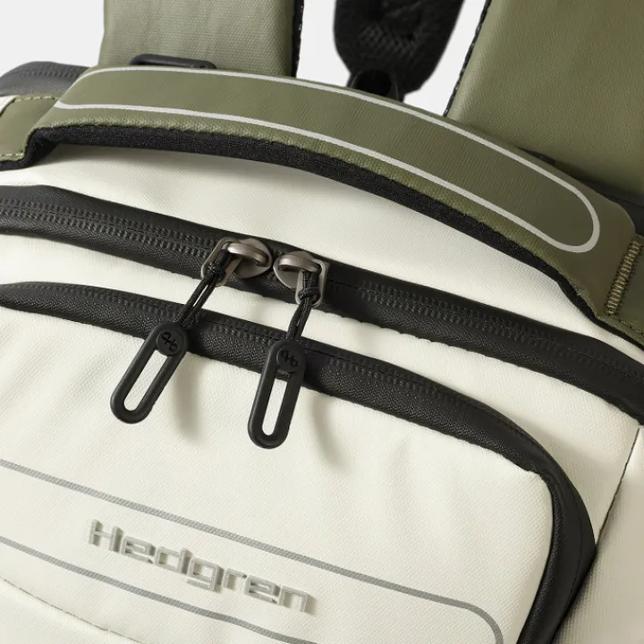 Kleine Rugzakken|15.6 Inch Laptoptassen>Hedgren Comby Performance Handle Laptop Backpack M 15.6" vaporous grey