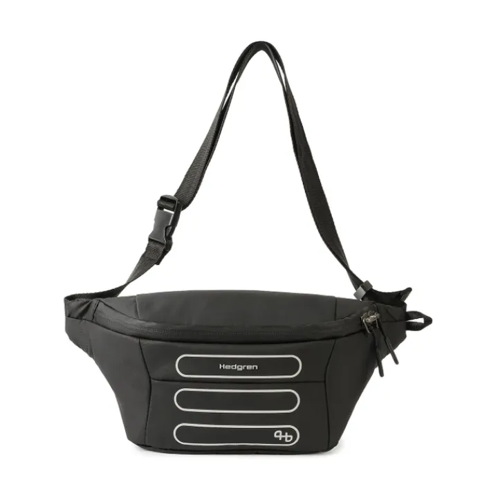 Heuptassen|Crossbody>Hedgren Comby Performance Visit Hipbag black