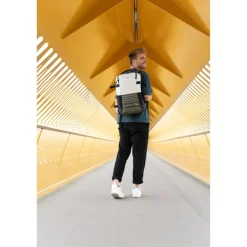 Handbagage Reistassen|Heren Reistassen>Hedgren Comby Performance Trip Cabin Backpack L 15.6" Expandable vaporous grey