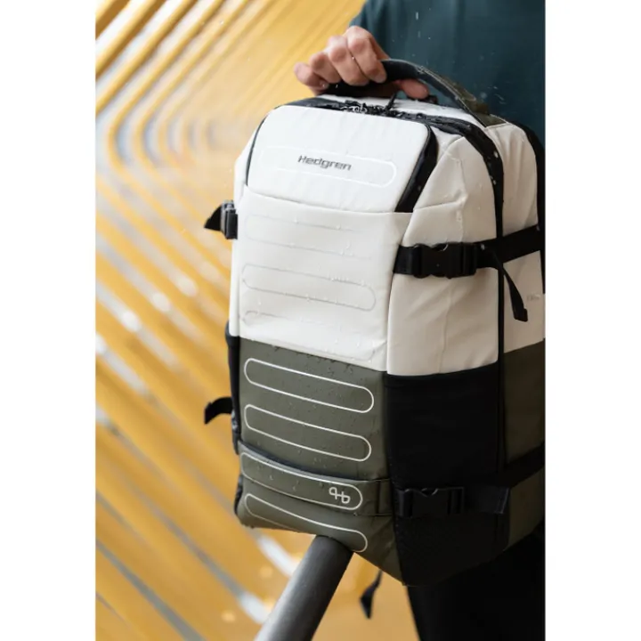Handbagage Reistassen|Heren Reistassen>Hedgren Comby Performance Trip Cabin Backpack L 15.6" Expandable vaporous grey