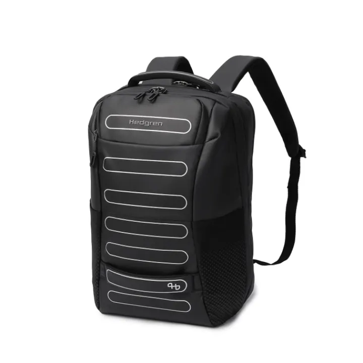 15.6 Inch Laptoptassen|Laptop Rugzakken>Hedgren Comby Performance Handle Laptop Backpack M 15.6" Expandable black