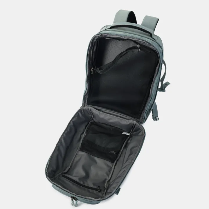 15.6 Inch Laptoptassen|Laptop Rugzakken>Hedgren Comby Trip M 15.6" grey-green