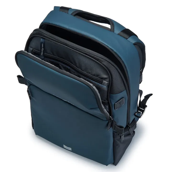 Schoolrugzak|Heren Schooltassen>Hedgren Commute Rail 15.6" Rugzak city blue