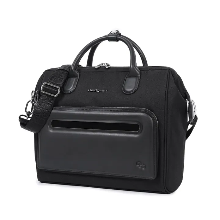 Herentassen|14 Inch Laptoptassen>Hedgren Galao RFID Briefcase 14" black