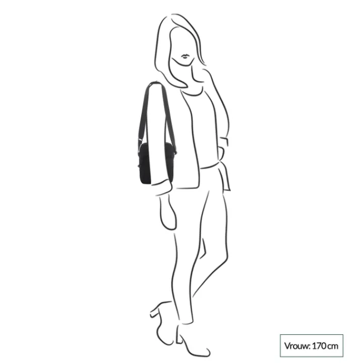 Schoudertassen|Crossbody>Hedgren Inner City Rush Schoudertas black