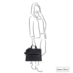 14 Inch Laptoptassen|Laptop Schoudertassen>Hedgren Lungo RFID Tote Bag black