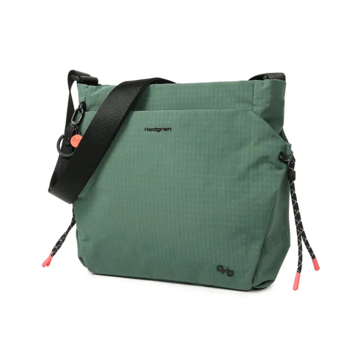 Schoudertassen|Herentassen>Hedgren Makoto Crossover Square duck green
