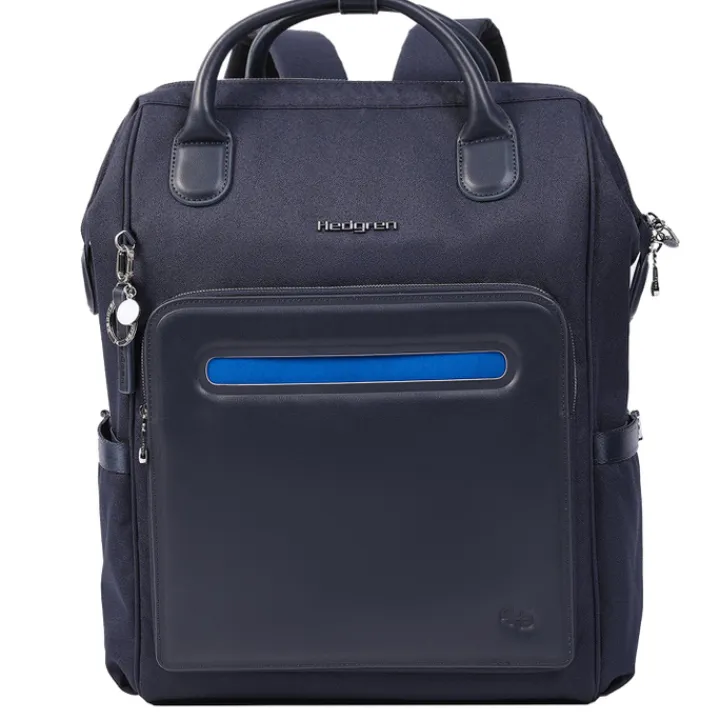 Schoolrugzak|Heren Schooltassen>Hedgren Moka RFID Backpack L 15.4" peacoat blue