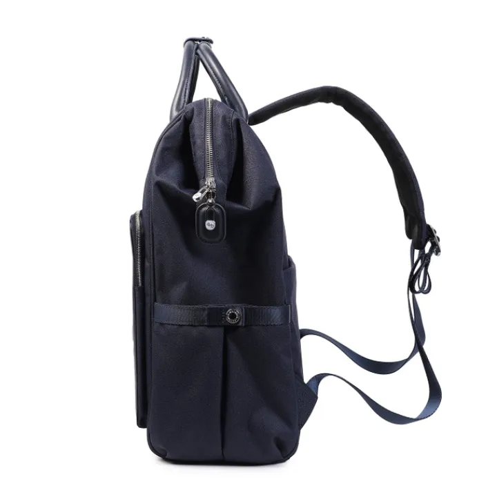 Schoolrugzak|Heren Schooltassen>Hedgren Moka RFID Backpack L 15.4" peacoat blue